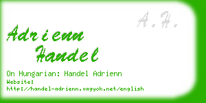 adrienn handel business card